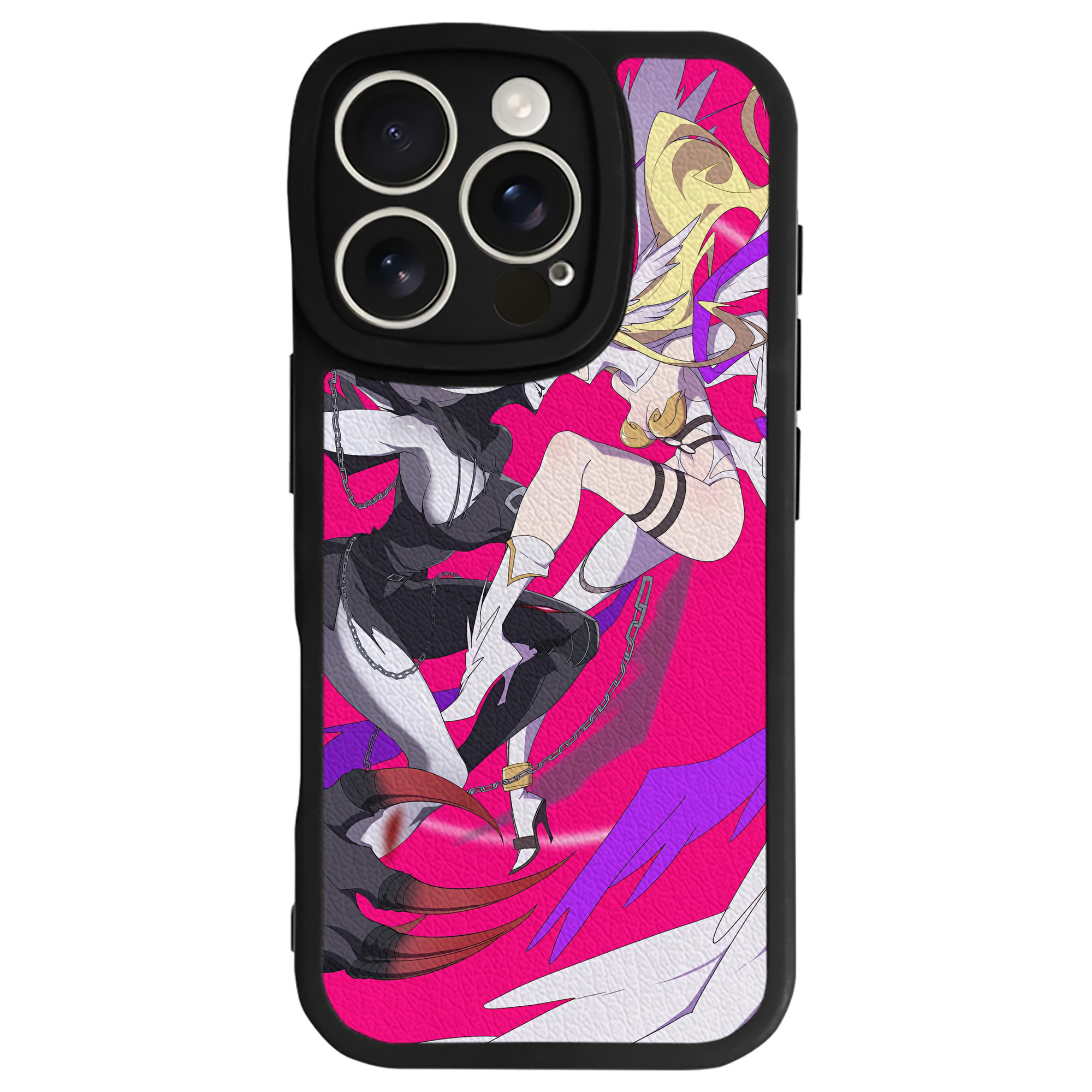（画像用） Digimon デジタルモンスター/デジモン 【iPhone 16シリーズ対応】シリコンスマホケース（レザー調） 材質：シリコン